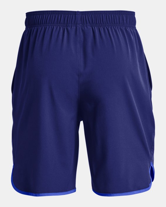 Men's UA HIIT Woven Shorts, Blue, pdpMainDesktop image number 6
